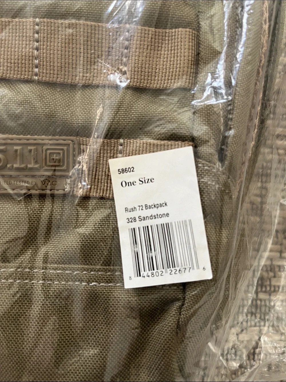 5.11 Tactical Sandstone Rush 72 Backpack
